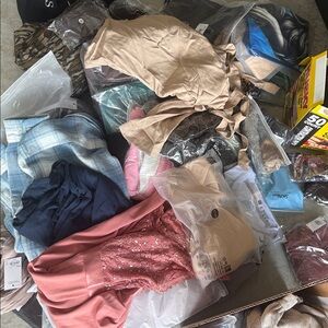 Colorful Clothing Bundle mixed new 1 med box 150$ free shipping 50 items or more